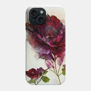 Roses Shabby Chic Cottage Core Watercolor Phone Case