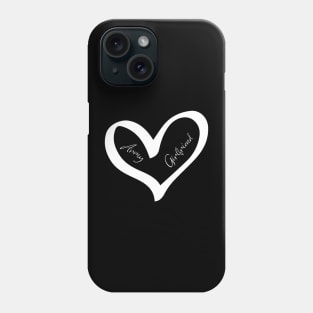 Awesome heart army girlfriend Phone Case