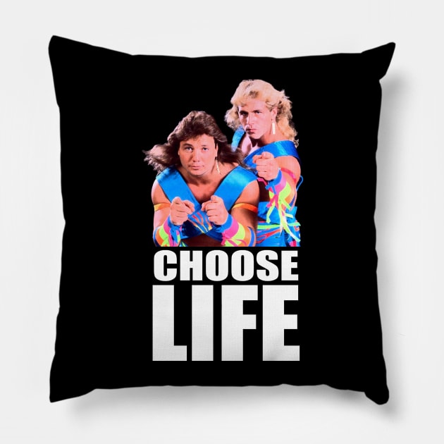 Choose Life Wham T-Shirt - Large Logo Pillow by buffben789