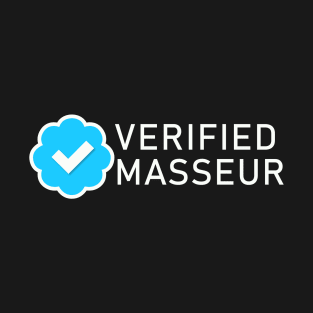 Massage Verified Blue Check T-Shirt