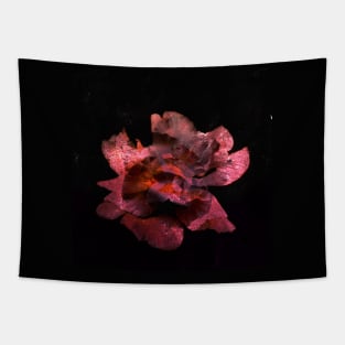 Dark floral #12 Tapestry