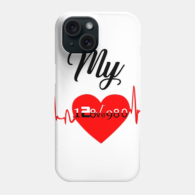 Couple valentine my love woman T-Shirt Phone Case by INDONESIA68