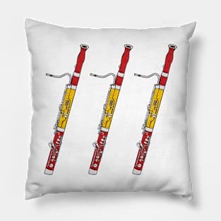 Bassoon Spanish Flag Bassoonist Musician Spain Pillow