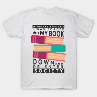 Read Books Not Shirts Funny T-Shirt For Men –