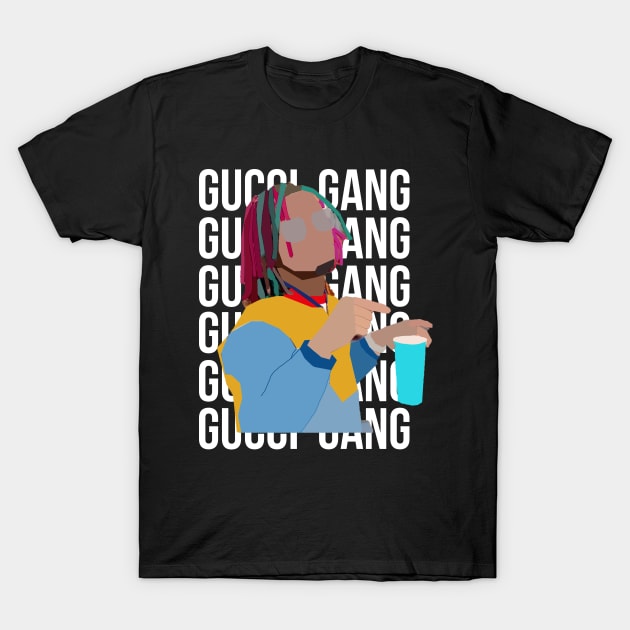 Løs shuffle Imidlertid Lil Pump - Gucci Gang - Lil Pump - T-Shirt | TeePublic
