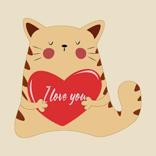 Your cat Loves you T-Shirt