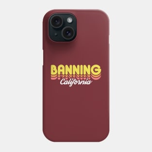 Retro Banning California Phone Case