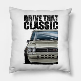 Drive that Classic 1969 Nissan GT-R Pillow