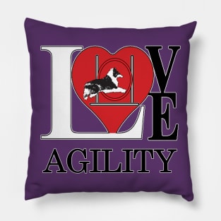 Dog Agility with a Sheltie - Love Agility Pillow