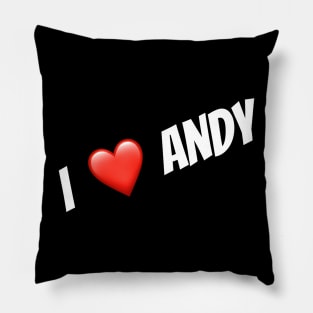 i ❤️ andy Pillow