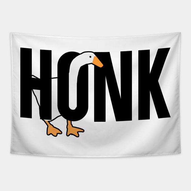 Untitled Goose Meme: Honk Tapestry by artsylab