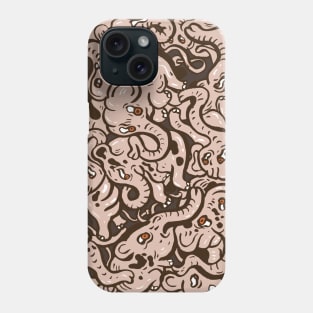 Elephants meeting Phone Case