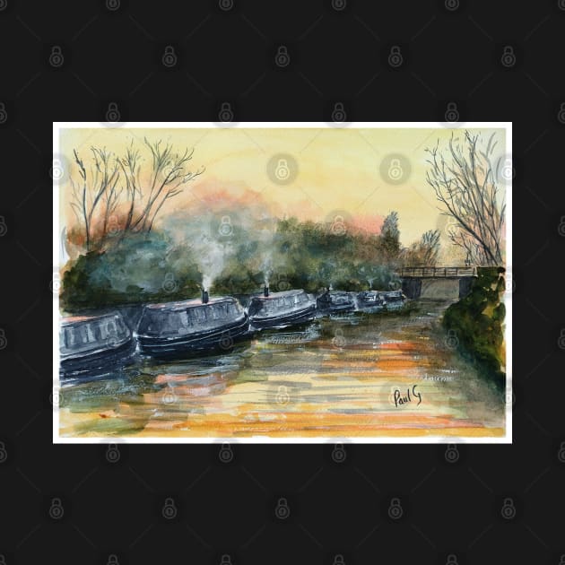 Winters Evening On The Coventry Canal - England by pops