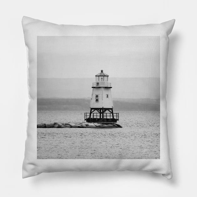 The Grand Lighthouse - Hamptons Style Pillow by hamptonstyle