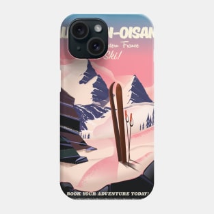 AURIS-EN-OISANS french ski poster Phone Case