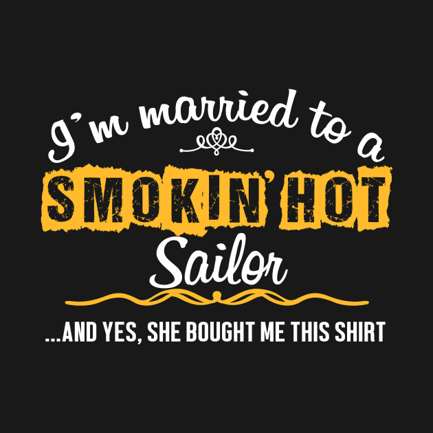 For Sailor's Husband Funny Gift by divawaddle