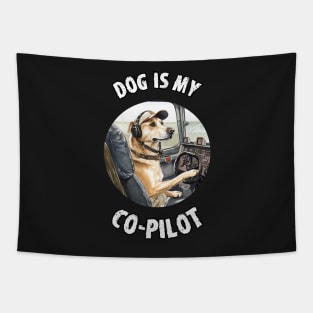 Dog is my Co-Pilot Tapestry