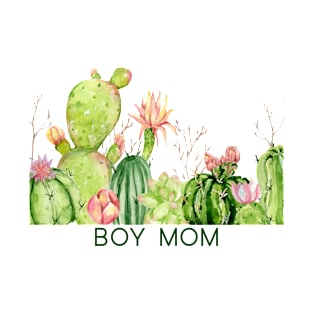 Boy Mom Cactus T-Shirt