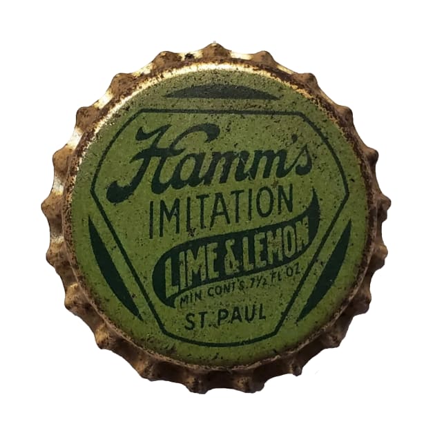 Hamm's Prohibition Lime & Lemon Soda Bottlecap by Eugene and Jonnie Tee's