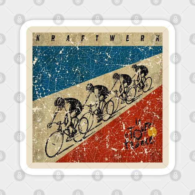 Kraftwerk Tour De France Magnet by DESIPRAMUKA