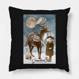 St. Lucy Winter Greetings Pillow