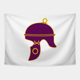 Republican Roman Helmet (Purple) Tapestry