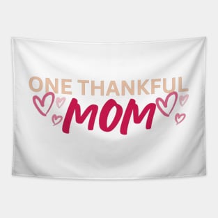 One Thankful Mom - Words Tapestry