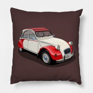 Citroen 2CV Dolly in red Pillow