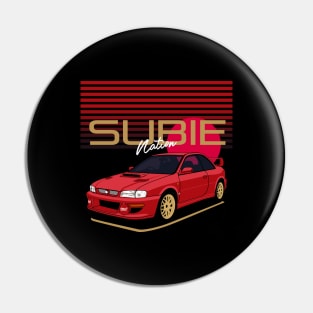 Subaru Subie Nation Pin