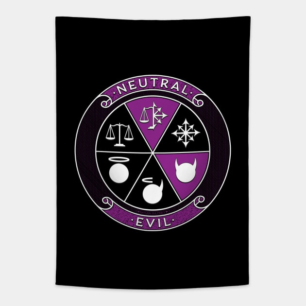 Neutral Evil Tapestry by RaygunTeaParty