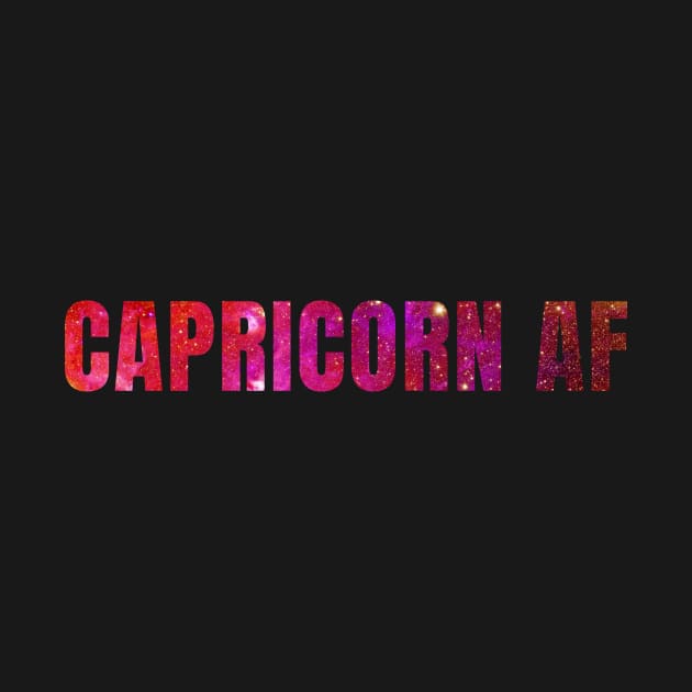 Capricorn AF / Funny Capricorn Shirt / Star Sign Zodiac Gift / Horoscope Astrology Gift / Birth Sign Shirt by MeowtakuShop