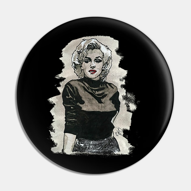 Marilyn Monroe Pin by BladeAvenger