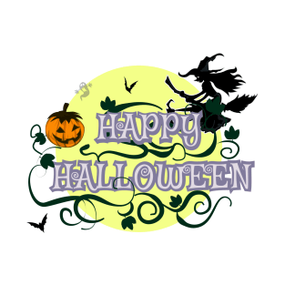 Cute cartoon Happy Halloween.Trick or Treat. T-Shirt