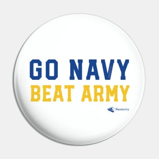 Go Navy Beat Army by Navalocity Pin