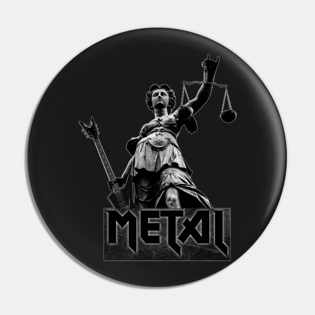 Metal-Justice Pin by danimunjoz