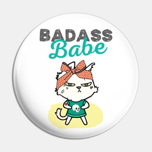 Badass Babe Pin