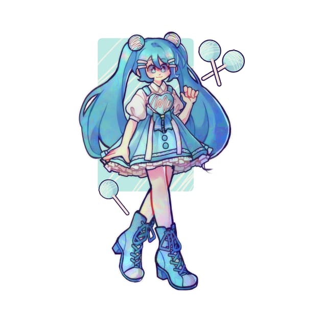 cake pop miku by voluorem