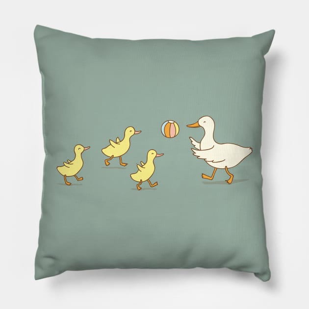 fowl play Pillow by milkyprint