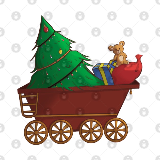 Christmas Tree Wagon by Pafart