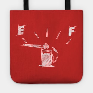 Running on Empty (Reversed out) T-Shirt Tote