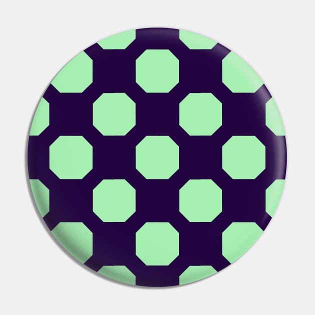 Magic Circle Patchwork Pattern Pin by Nuletto