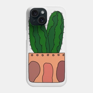 Cute Cactus Design #74: Earthy Cactus Friends Phone Case