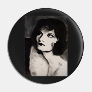 Hollywood Glam -Portrait of a 1920's Woman Pin