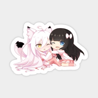 Chibi girls Magnet