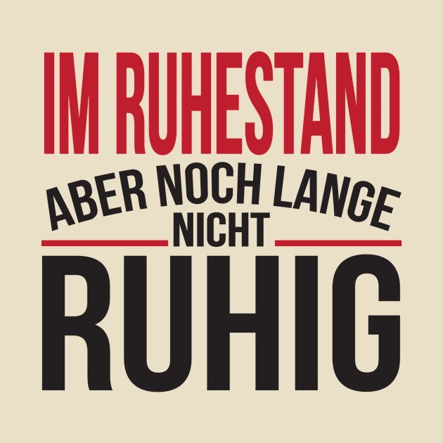 Im ruhestand aber nicht ruhig (black) by nektarinchen