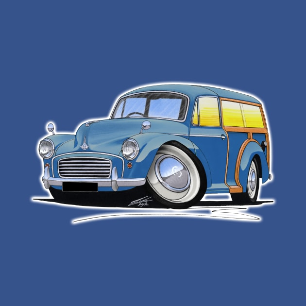 Morris Minor Traveller Blue by y30man5