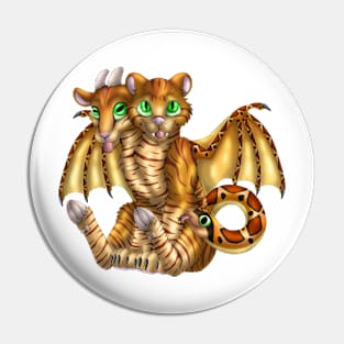 Chimera Cubs: Ginger Tabby Pin