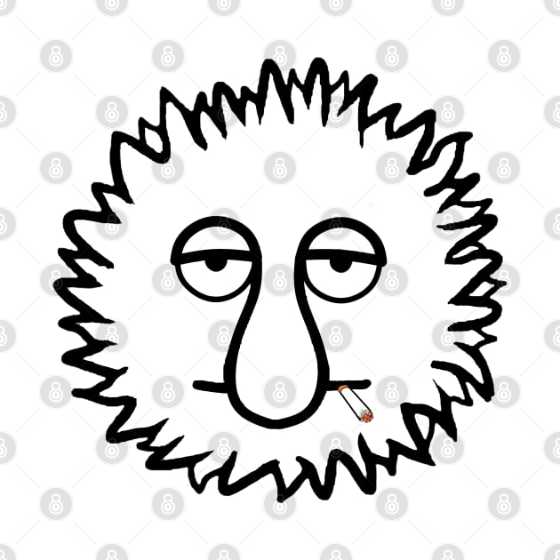 Curly Ball Dude - Original Character Funny Simple Cartoon T-shirt Design for Men,Women,Teens... by lovrokatic