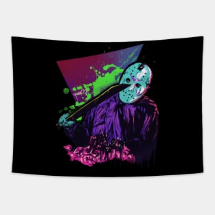 Voorhees Neon Tapestry