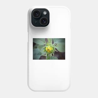 Sunflower Bud Phone Case